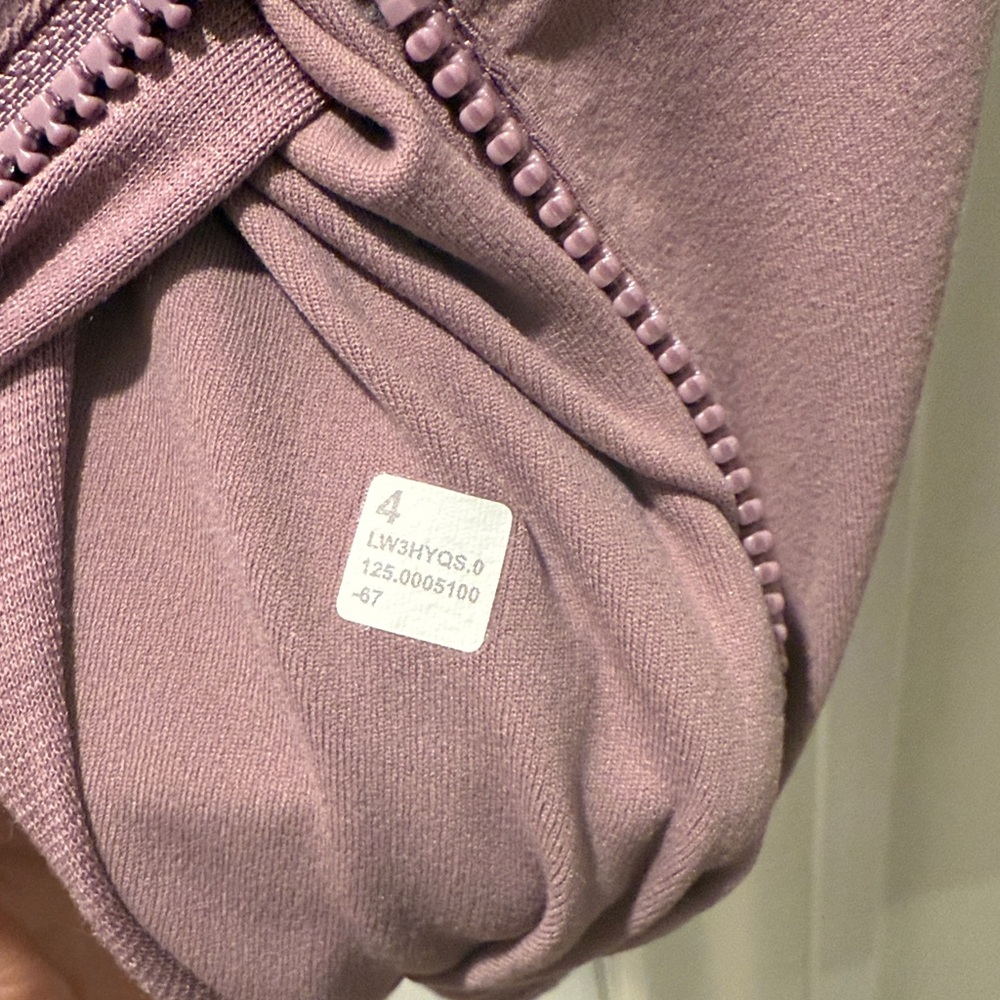 Lululemon Define Cropped Jacket *Nulu Lavender Lux / Mirror Silver 4 - Picture 3 of 4